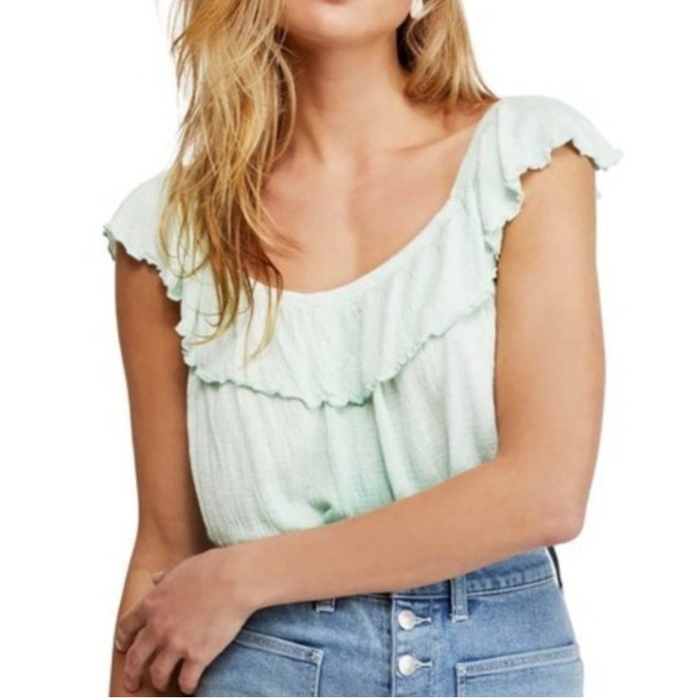 🔥5/$30🔥FREE PEOPLE CORA LEE OFF THE SHOULDER TOP